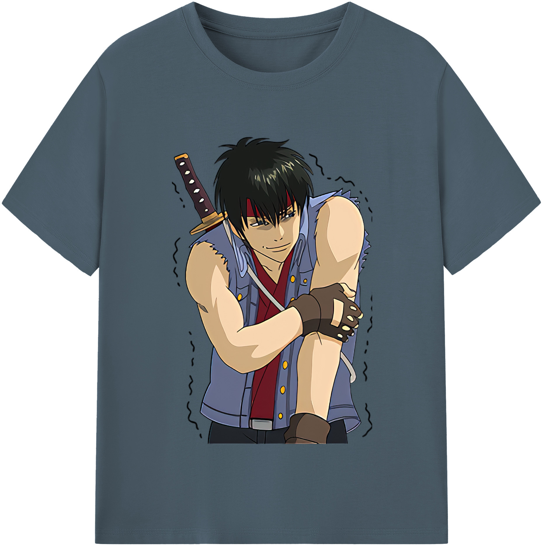 （画像用） ぎんたま 坂田銀時（さかたぎんとき） 神楽 志村新八（しむら しんぱち） GINTAMA Sakata Gintoki Kagura Shimura Shinpachi 綿100％半袖Tシャツ（フロントプリント）